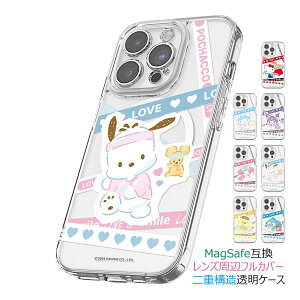 Sanrio Characters Love Line Clear Lens Guard Magnetic �P�[�X MagSafe�݊� iPhone 17e Air 17 Pro Max 16e 16 Plus 15 14 13 mini 12