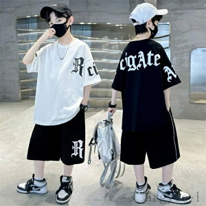 【送料無料】セットアップ キッズ 男の子 夏 2点セット 上下セット Tシャツ 半袖 ハーフパンツ 短パン ジャージ キッズ 運動着 おしゃれ 可愛い