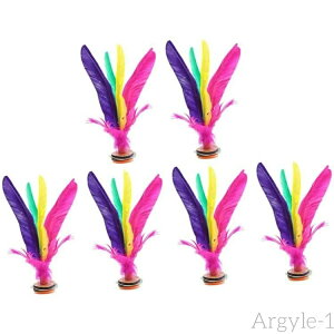 【送料無料】6個入り シャトルコック 蹴 ダー 蹴羽根 ダーカウ ジェンズ インディアカ 蹴鞠 ユニーク スポーツバドミントン 羽根 キックシャトル 中国のキックシャトル