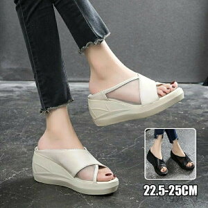 【送料無料】厚底スリッパ レディース 厚底 サンダル 夏 厚底ミュールルームシューズ 広幅 通気吸汗 韓国ファッション サンダル レディース