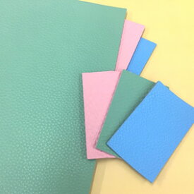 レザークラフト材料 革本ソフトシュリンク革【名刺サイズ】1.3ミリ【龍野化成株式会社謹製】