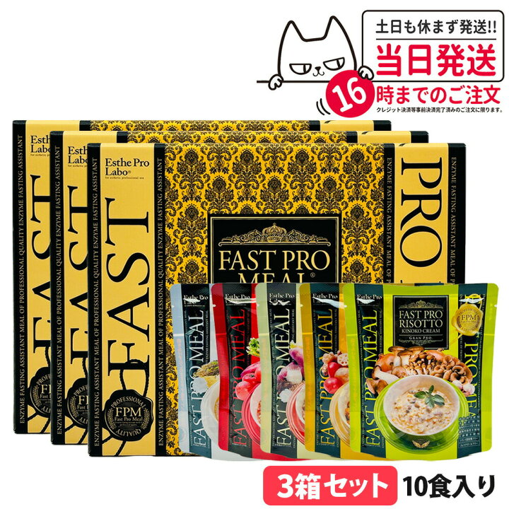✨新品 2箱セット ファストプロ ミール 擦る 10食 12袋入