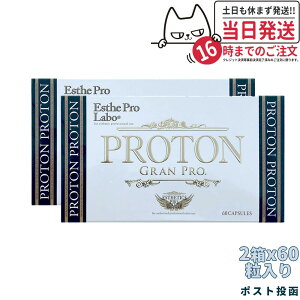 【2個セット・・賞味期限2027年 ・ポスト投函】エステプロラボ プロトングランプロ 60粒 Esthe Pro Labo 外箱折りたたんで発送 国内正規品 送料無料