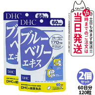 【2個セット 賞味期限28年/29年】DHC ディーエイチシー ブルーベリーエキス 60日分 120粒 サプリメント …