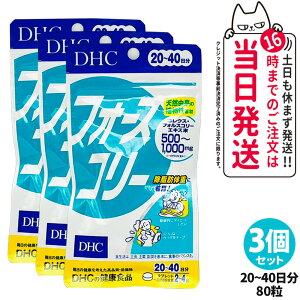 【3個セット 賞味期限2027年】DHC フォースコリー タブレット 20~40日分 80粒 タブレット ビタミン サプリメント サプリ ダイエット 女性 ディーエイチシー フォースコリ ダイエットサプリメン