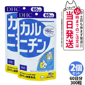 【2個セット 賞味期限2028/03】ディーエイチシー DHC カルニチン 60日分 300粒 サプリメント ダイエット 健康食品 健康サプリ 健康応援 マルチサプリ 送料無料