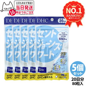 【5個セット 賞味期限2027/04】ディーエイチシー DHC セントジョーンズワート 20日分 80粒 DHC サプリメント 送料無料