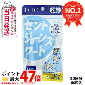 【賞味期限2028/07】ディーエイチシー DHC セントジョーンズワート 20日分 80粒 DHC サプリメント 送料無料