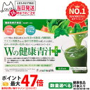 【賞味期限2027年】新日本製薬 Wの健康青汁 / Wの健康青汁プラス 抹茶風味 31本入り 機能性表示食品 GABA エラグ酸 青…