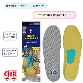 【送料無料 定形外郵便】 アシマル インソール メンズコンフォートII Ashimaru CF10 CF10M CF10L 安全靴 立ち仕事 足膝腰カカトの不安に アーチサポート 衝撃吸収 消臭 通気 中敷き 男性 グレー ウォーキング2