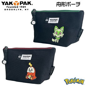 ★最大10％OFFクーポン★ ポケットモンスター YAKPAK 舟形ポーチ マルチポーチ メイクポーチ 化粧ポーチ コスメポーチ ケース 小物入れ マチ付き 小物 携帯 収納 子供 キッズ 男の子 女の子 新学期 キャラクター グッズ アニメ 人気 マルヨシ