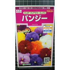 パンジー パシオ ミックス クリア 種 種子 サカタのタネ