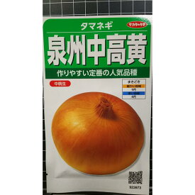 泉州 中高 黄 タマネギ 玉ねぎ 種 種子 サカタのタネ