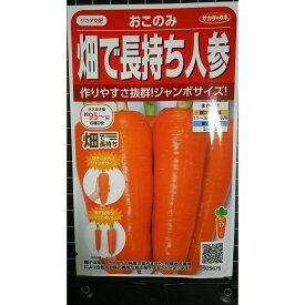 畑で長持ち おこのみ ニンジン 人参 種 種子 サカタのタネ