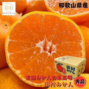 【先行予約 11月下旬以降】 和歌山プレミアムブランドみかん 田村 みかん 秀品 5kg〜10kgまでお好みの内容量が選択可能_ 果物 フルーツ ギフト 農家直送 産地直送 人気 和歌山県 送料無料 お歳