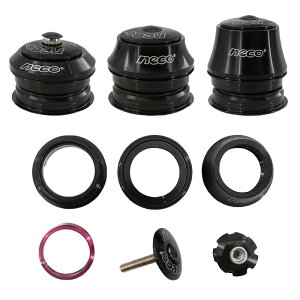 Neco �Z�~�C���e�O���[�e�b�h �w�b�h�Z�b�g �X���b�h���X 1-1/8�C���` ZS41/41.4/41.5/41.8mm 28.6/30�Ή� GIANT OCR TCR Triban RC520 RC500 ���[�h�o�C�N�p �x�A�����O�w�b�h�Z�b�g