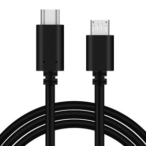 Type C Micro USB �ϊ��P�[�u�� OTG�P�[�u�� 1m �^�C�vC �}�C�N�� �^�C�vB �[�d �f�[�^�]���R�[�h 2.4A�o�� �ő�480Mbps android�X�}�z �Ȃǂɗp