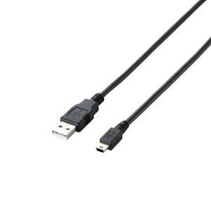 ELECOM RoS�w�ߏ������z���p�b�P�[�W �G�RUSB2.0�P�[�u�� A-miniB�^�C�v �u���b�N