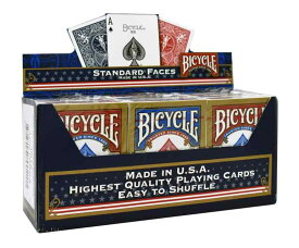 BICLE(バイスクル) ライダーバック STANDARD トランプ 12個パック（青6個/赤6個））