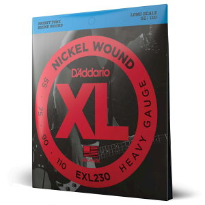 D'Addario �_�_���I �x�[�X�� �j�b�P�� Long Scale .055-.110 EXL230