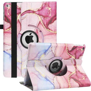 iPad 9.7 2018 2017 / iPad Air 2 / iPad Air 1 �P�[�X iPad 9.7�C���`�i��6�A5����j�y�� �蒠�^ 360�x��]�X�^���h �I�[�g�X���[�v�@�\ 3�i�K���߉\ �Œ�o���h �E���h�~�ϏՌ� �ϋv��