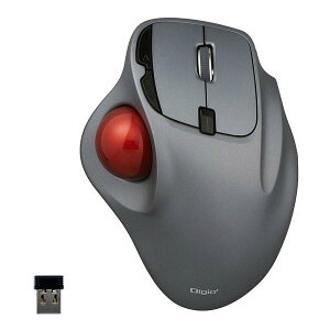 Digio2 �}�E�X ���� �g���b�N�{�[�� 5�{�^�� ���w�� �O���[ MUS-TRIF175GY