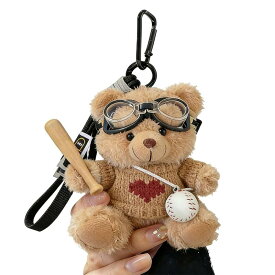 [] キーホルダー ぬいぐるみ クマカメラ かわいい バッグチャーム 誕生日プレゼント 雑貨小物