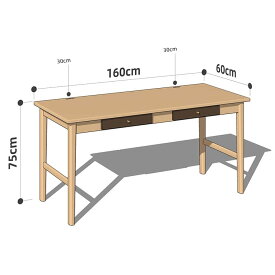 デスク パソコンデスク 机 幅100 120 140 160cm 学習机 勉強机 収納付き PCデスク ワークデスク つくえ 学習デスク 在宅勤務 引き出し付き テーブル シンプル 無垢材 おしゃれ 北欧