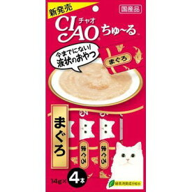 いなば　CIAO　チャオ　ちゅ〜る　猫　まぐろ　4本　ちゅーる　チュール　＜4901133716577＞