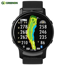 グリーンオン ザ・ゴルフウォッチ THE GOLF WATCH GS601　ブラック