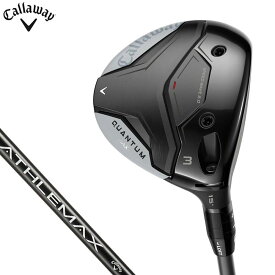 【全品9％OFFクーポン配布中！　キャロウェイ メンズ QUANTUM MAX クアンタム マックス フェアウェイウッド ATHLEMAX 50 シャフト [2026年モデル]