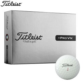 【全品10％OFFクーポン配布中♪】4/17 12:59まで　タイトリスト -PRO V1x LEFT DASH プロV1x レフトダッシュ ゴルフボール　1ダース（12球入り）　ホワイト [2026年モデル]
