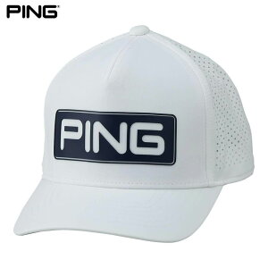 PING �s�� �L�����f�B�o�[ ���b�V���L���b�v HW-T2501 38205-07 WHITE/NAVY �S���t�E�F�A