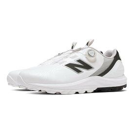【全品9％OFFクーポン配布中！　ニューバランス メンズ FRESH FOAM X SL BOA フレッシュフォームX 2500 v5 ボア スパイクレス ゴルフシューズ UG2500B A WHITE/BLACK [2026年モデル]