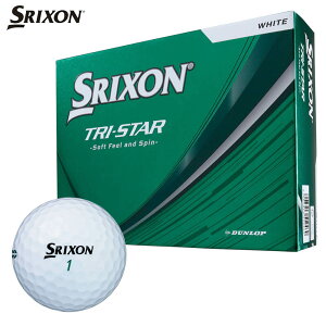 �_�����b�v SRIXON �X���N�\�� TRI STAR �g���C�X�^�[ �S���t�{�[�� 1�_�[�X �i12������j �z���C�g [2026�N���f��]