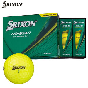�y�S�i10��OFF�N�[�|���z�z����z4/10 1:59�܂Ł@�_�����b�v SRIXON �X���N�\�� TRI STAR �g���C�X�^�[ �S���t�{�[�� 1�_�[�X �i12������j �v���~�A���p�b�V�����C�G���[ [2026�N���f��]
