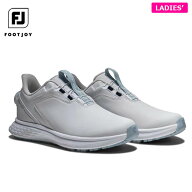 フットジョイ レディース PULSE BOA パルス ボア スパイクレス ゴルフシューズ 93850 ホワイト/ブルー [2…