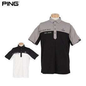 【全品9％割引クーポン＋P10倍以上！】6/10まで　ピンゴルフ メンズ 格子メッシュ 半袖 ポロシャツ 621-5160203 ゴルフウェア [2025年春夏モデル 50％OFF] 特価