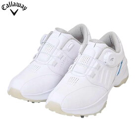 【全品9％OFFクーポン配布中！　キャロウェイ メンズ AEROSPORT エアロスポーツ ソフトスパイク ゴルフシューズ C26996130 1031 ホワイト/ブルー [2026年モデル]