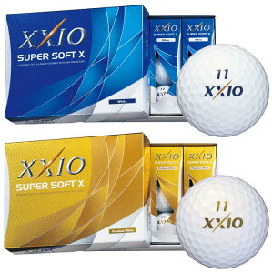 [最終処分価格] ダンロップ ゼクシオ スーパーソフトX ボール 1ダース (12球入り) [2017年モデル] 特価 【あす楽対応】 [有賀園ゴルフ]