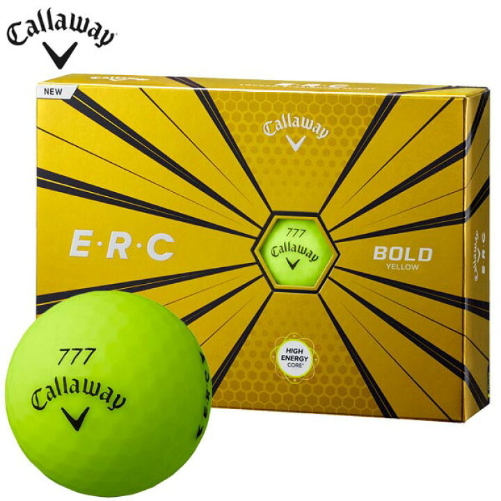 楽天市場 キャロウェイ Erc E R C ゴルフボール 1ダース 12球入り ボールドイエロー 19年モデル あす楽対応 有賀園ゴルフ ゴルフ用品 クラブは有賀園ゴルフ