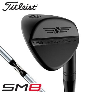 タイトリスト ボーケイデザイン SM8 スピンミルド8 ジェットブラック仕上げ ウェッジ ダイナミックゴールド スチールシャフト [2020年モデル] 【あす楽対応】 [有賀園ゴルフ]
