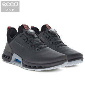 【ただいま全品7％OFFクーポン配布中！】(3/31 23:59まで) ecco エコー メンズ BIOM COOL4 BOA バイオム C4 ボア スパイクレス ゴルフシューズ 130424 51252 MAGNET/BLACK [2022年モデル]　【あす楽対応】 [有賀園ゴルフ]