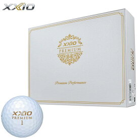 【クーポンで全品10％以上割引中！】10/18まで　ダンロップ XXIO ゼクシオ PREMIUM プレミアム ゴルフボール 1ダース （12球入り） ロイヤルゴールド [2024年モデル]