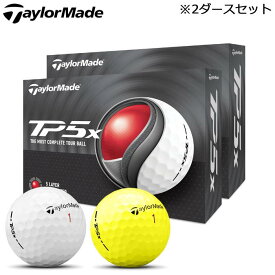 テーラーメイド TP5x ティーピーファイブエックス ゴルフボール 2ダースセット （12球入り×2箱） [2024年モデル]　【あす楽対応】 [有賀園ゴルフ]