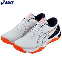 【全品P10倍キャンペーン開催中！】7/1まで ASICS アシックス メンズ GEL-KAYANO ACE2 ゲル カヤノ エース 2 スパイクレス ゴルフシューズ 1111A243 102 ホワイト/ショッキングオレンジ [2024年モデル]　[有賀園ゴルフ]