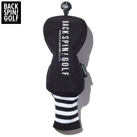 バックスピンゴルフ コーデュラ ボーダー フェアウェイウッド用 ヘッドカバー BSBD01H513 BK/WH ブラック/ホワイト