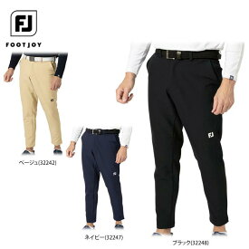 【期間限定価格】フットジョイ メンズ 撥水 ロゴデザイン ストレッチ アンクルパンツ FJ-F24-P03 ゴルフウェア [2024年秋冬モデル 56％OFF] 特価