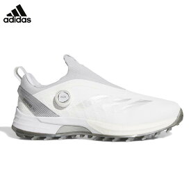 【全品ポイント10倍キャンペーン開催中！】8/3 23:59まで　アディダス メンズ ADIZERO ZG BOA アディゼロ ゼッドジー 25 ボア スパイクレス ゴルフシューズ NLK60 IH3357 フットウェアホワイト/シルバーメタリック/ライトグレーヘザーソリッドグレー [2025年モデル]