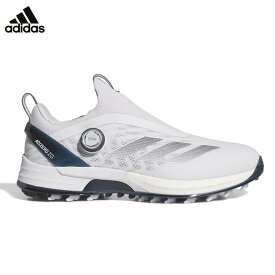 【全品ポイント10倍キャンペーン開催中！】8/3 23:59まで　アディダス メンズ ADIZERO ZG BOA アディゼロ ゼッドジー 25 ボア スパイクレス ゴルフシューズ NLK60 JI0863 フットウェアホワイト/カレッジネイビー/ダッシュグレー [2025年モデル]